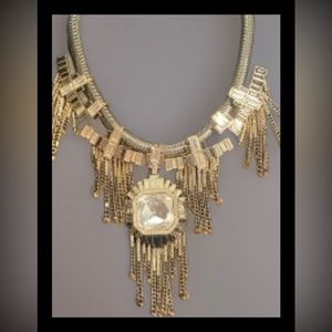 Atelier Swarovski Gold Statement Necklace